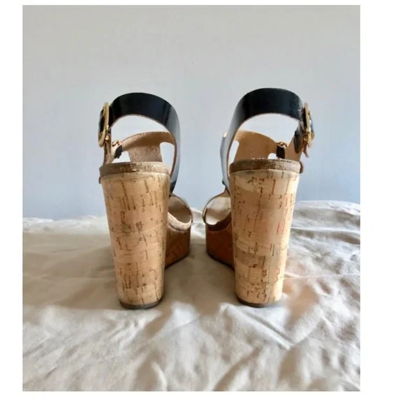 Black Pedro Garcia Wedges size 36.5/6.5 - Picture 4 of 10